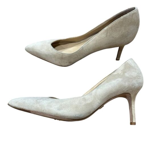 Revolve Veronica Beard Lisa Suede Leather Pointed Toe Pump Heels NWOT - Picture 11 of 12